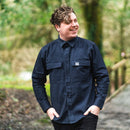 Dewerstone Cotton Overshirt - Navy