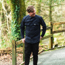 Dewerstone Cotton Overshirt - Navy