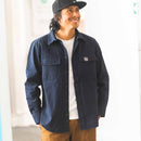 Dewerstone Cotton Overshirt - Navy