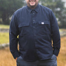 Dewerstone Cotton Overshirt - Navy