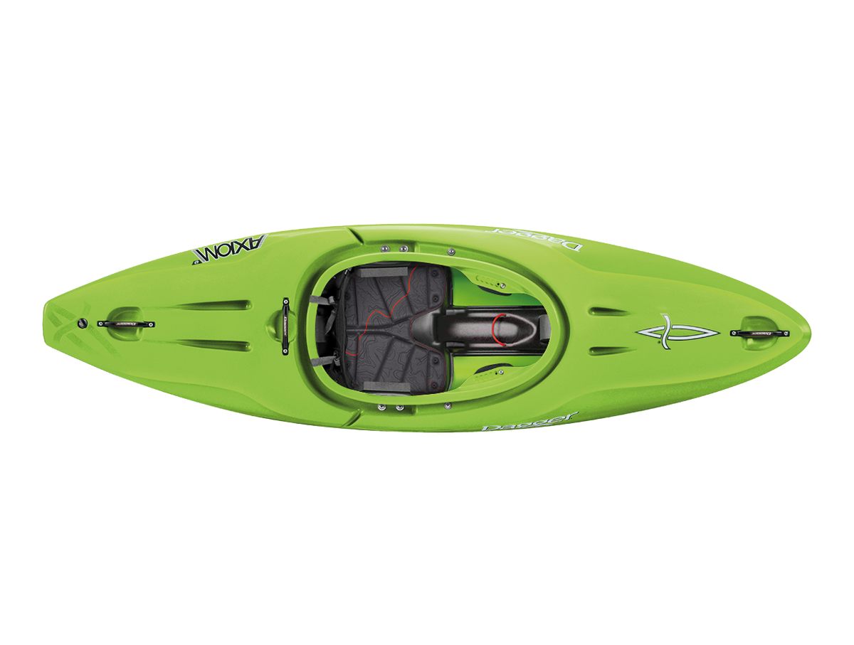 Radical Rider Dagger Axiom 6.9 Lime Kids Kayak Top View