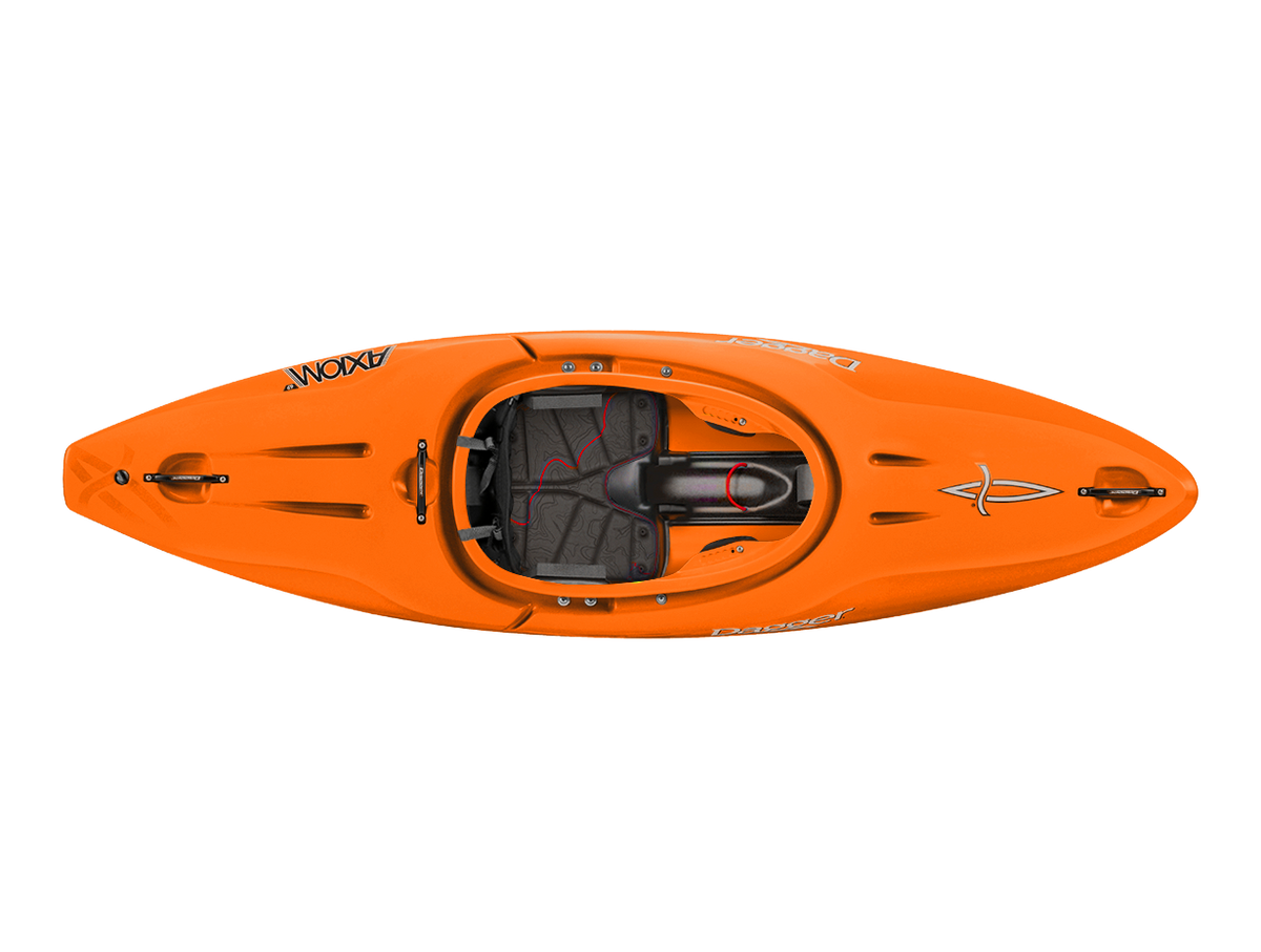 Radical Rider Dagger Axiom 6.9 Orange Kids Kayak Top View
