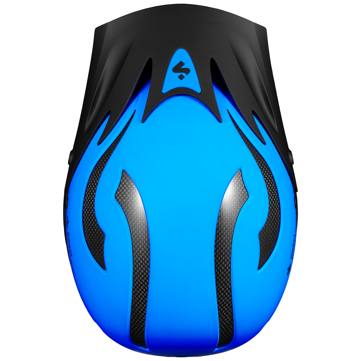 Radical Rider Sweet Protection Rocker Full-Face Helmet Neon Blue Top