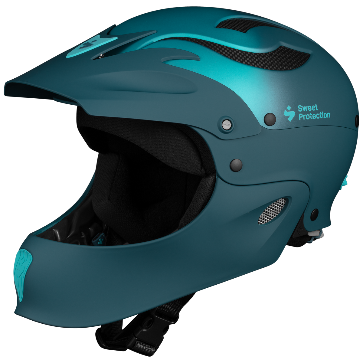 Radical Rider Sweet Protection Rocker Full-Face Helmet Deep Teal Side