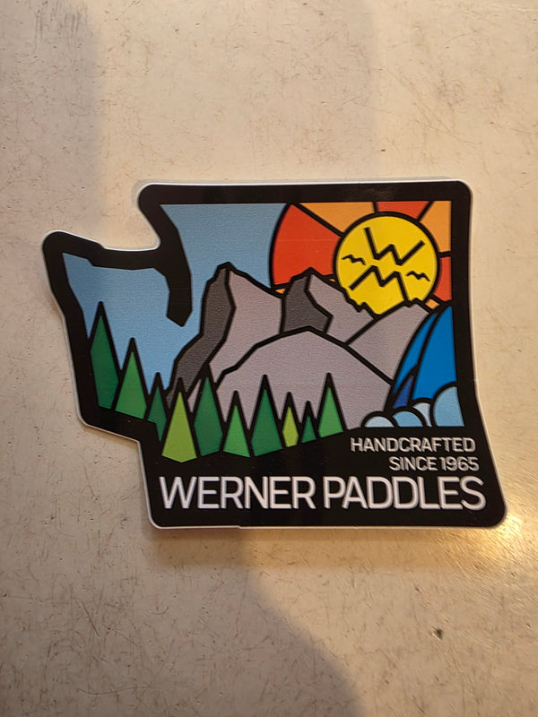 Werner Paddles Sticker