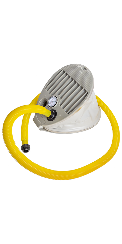 Kokopelli Foot Pump with Pressure Gauge
