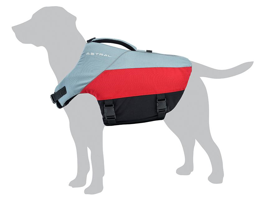 Radical Rider Astral Bird Dog Buoyancy Aid in blue, red and black