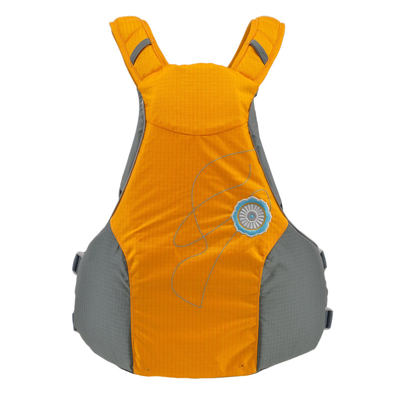 Radical Rider Astral S2O Willis buoyancy aid in Amber Yellow, back