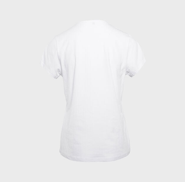 Radical Rider Chaser Logo TShirt Womens White back