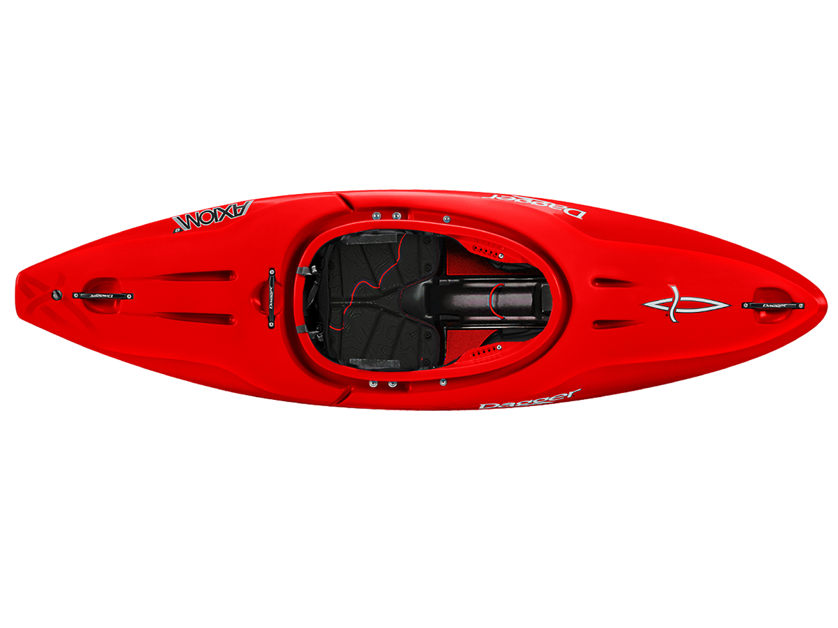 Radical Rider Dagger Axiom 6.9 Red Kids Kayak Top View