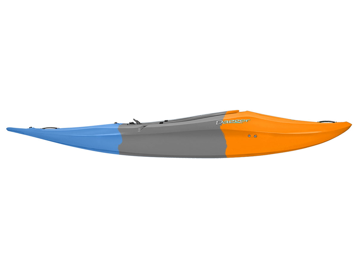 Radical Rider Dagger Axiom Mirage Whitewater Kayak Side View