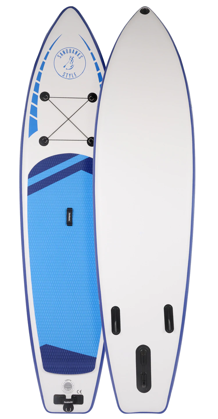 Sandbanks Style brand Ultimate Classic inflatable SUP paddleboard in blue