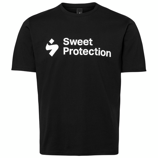 Radical Rider Sweet Protection Chaser Logo T-Shirt Men's Black White Print