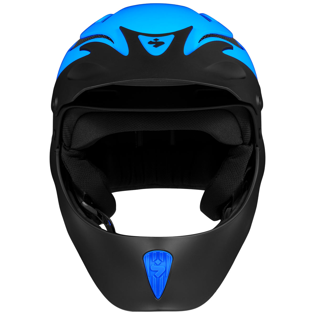 Radical Rider Sweet Protection Rocker Full-Face Helmet Neon Blue Front