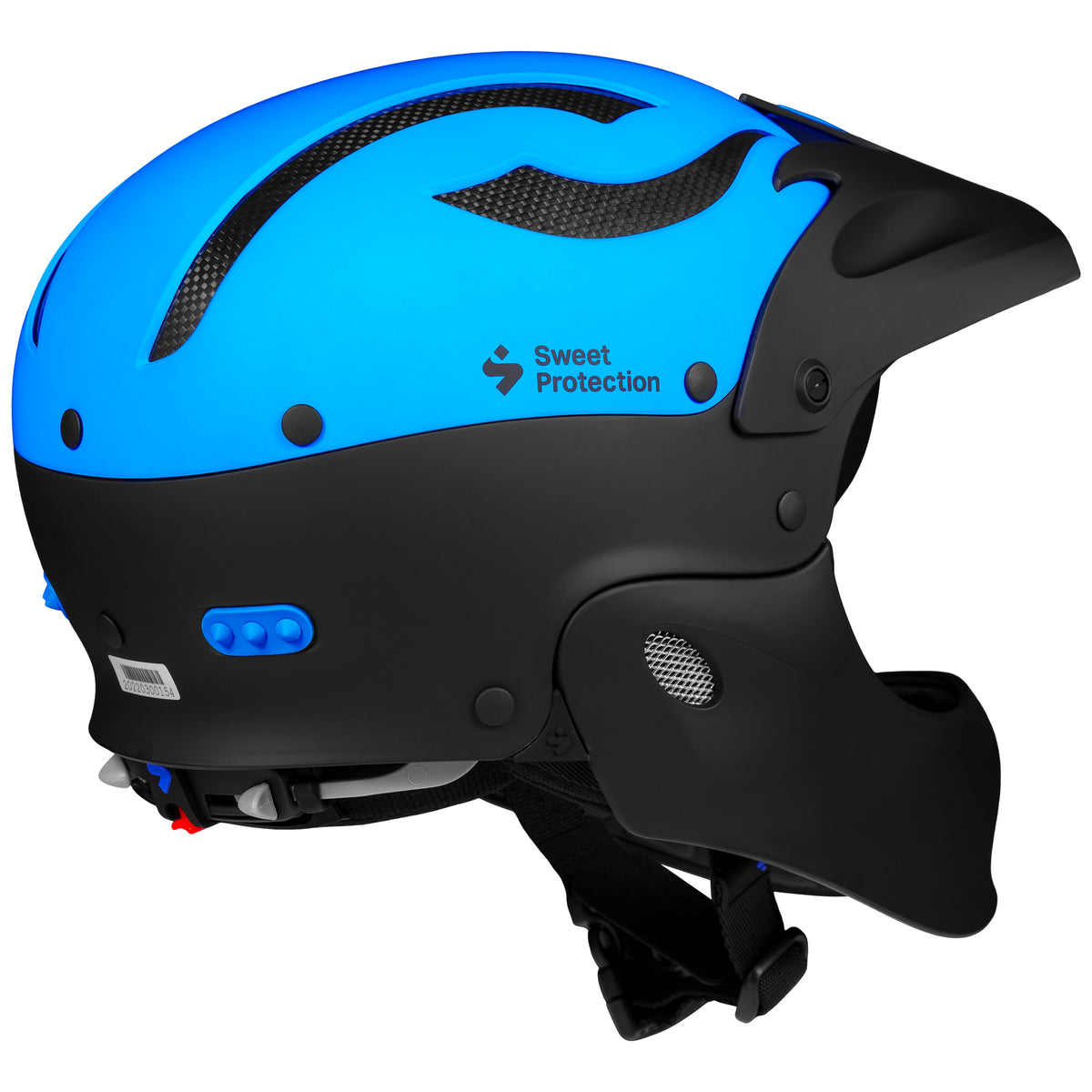 Radical Rider Sweet Protection Rocker Full-Face Helmet Neon Blue Side